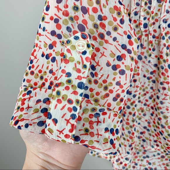 Kirra Multicolor Chiffon Blouse - Picture 5 of 5